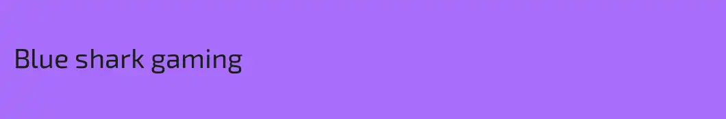 Blue shark gaming